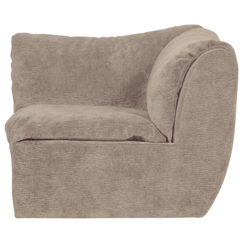 WOOOD hoekelement Baggy - 3D Chenille - Zand - 81x96x96 - vtwonen shop