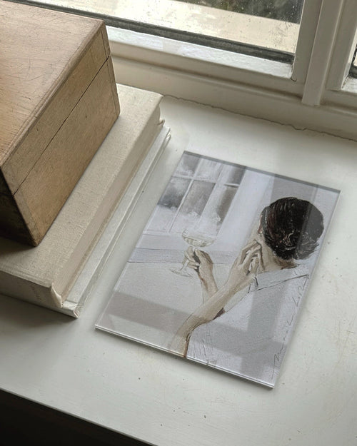 My Deer Art Shop - Fine Art Acryl - Women in the Window - Acrylglas - 15 x 20 cm – limited edition of 10 - vtwonen shop