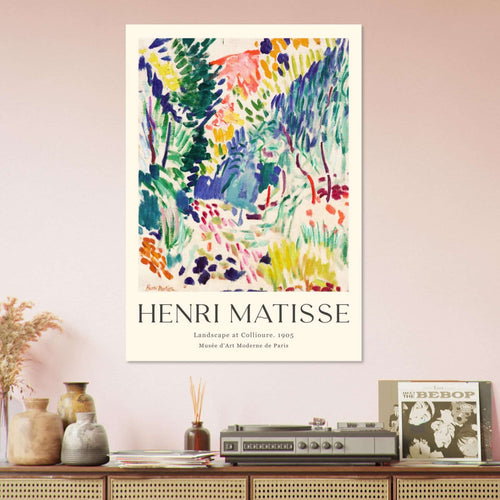 Artfulprints  Matisse - Landscape of Collioure 1905   poster 50x70 cm - vtwonen shop