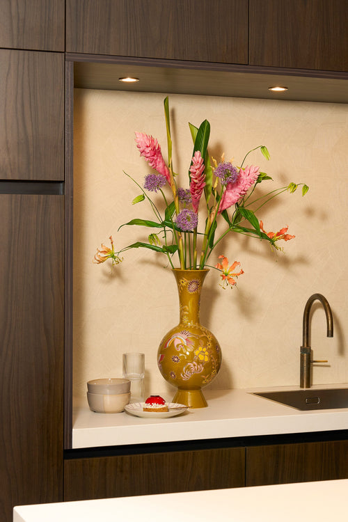 Mica Decorations Eloise Vaas - H47 x Ø22 cm - Keramiek - Oker