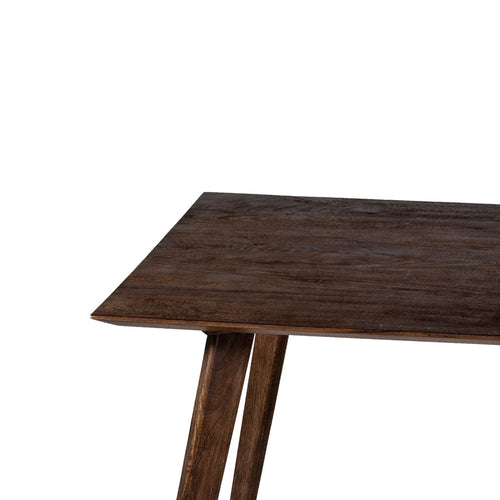 Giga Meubel Eettafel Oslo - Donkerbruin Mangohout - 200x90x76cm