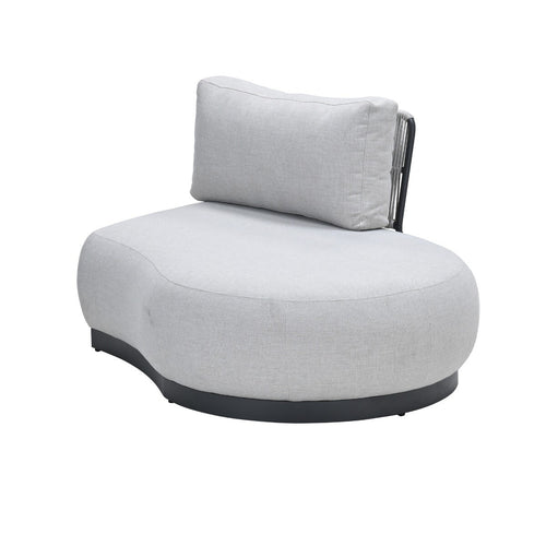 Garden Impressions Loungestoel San Jose ronding links - valley sand