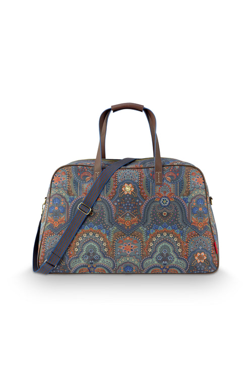 Pip Studio - Tovy Weekendtas Dames - Jabali - Blauw - 65x25.5x35cm - vtwonen shop