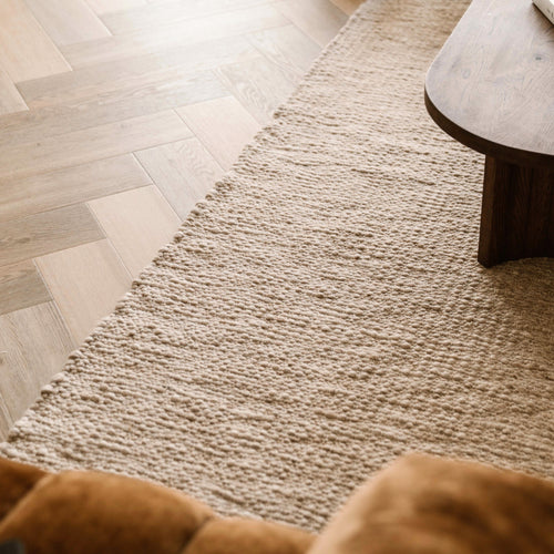 Mrcarpet Wollen vloerkleed Bruin Gemeleerd Pebble 160x230cm