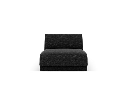 Micadoni Module Miley chenille zwart - 90x75x70cm