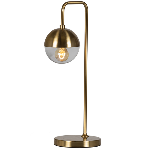 BePureHome tafellamp Globular - Metaal - Antique Brass - 59x27x20 - vtwonen shop