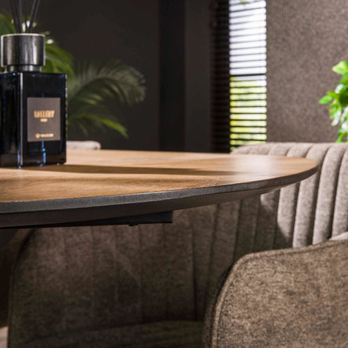 Giga Meubel Eettafel Organisch - Naturel Hout - 180x95x76cm