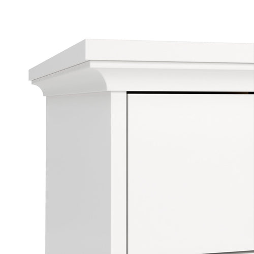 CALICOSY - Bureau met 3 lades SOFIA - Wit - 73,9x130x61,6 cm