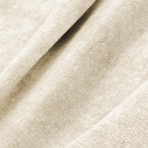 Premium Interiors - Rechthoekige hoekbank CHEER - gewaafd fluweel crème 312cm