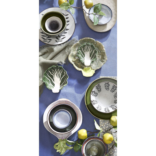 Mica Decorations Rhea Schaal - Ø13 cm - Keramiek - Groen