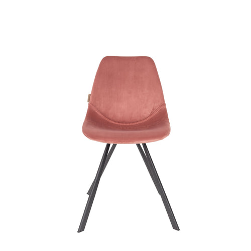 Dutchbone Franky Eetkamerstoelen Roze - Set van 2 - vtwonen shop