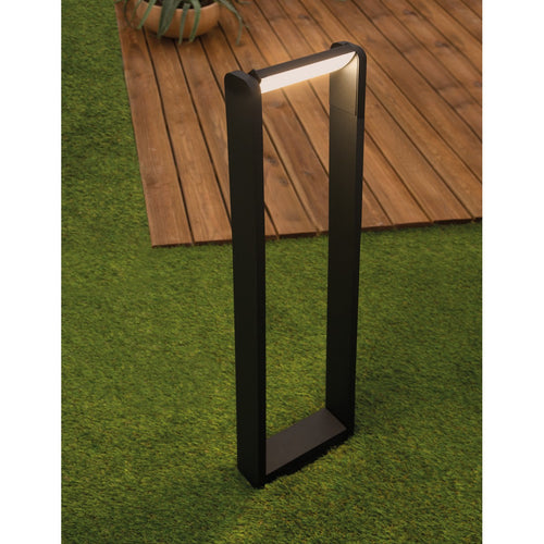 Merano Hesperia 80cm Buitenpaal Zwart Aluminium LED 7W 719Lm 3000K IP54