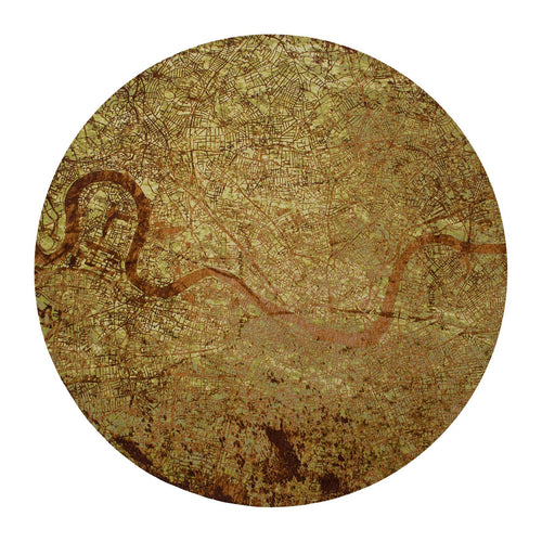 Louis De Poortere vloerkleed Green Meadows - groen - 240x240cm - vtwonen shop