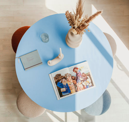 Really Nice Things - eettafel Mathilda - MDF -rond - 120cm - Cornish