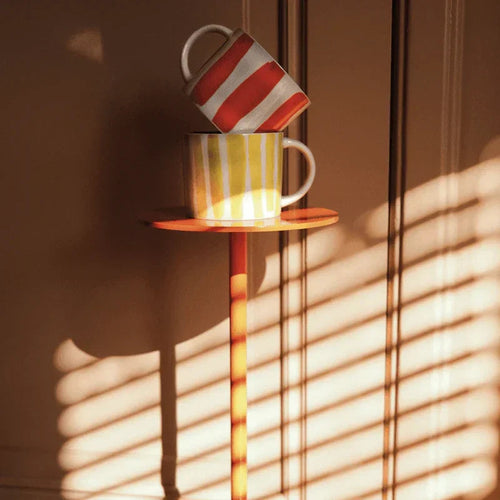 Urban Nature Culture LINDA. x UNC mok Tazza - with printed stripes inside & outside A -  Ø 14.5 * 10.5 * 8.5 CM