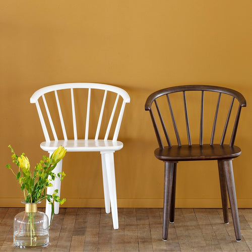 Rowico Home Carmen Houten Spijlenstoel Wit