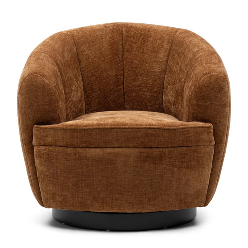 Rivièra Maison Fauteuil The Countess - Bruin - Draaibaar - vtwonen shop