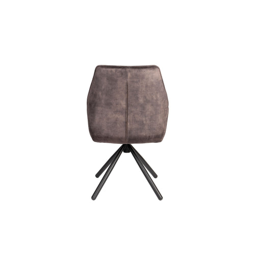 Housecraft Living Jamie Eetkamerstoelen met armleuning Wood/ Bruin - Set van 2