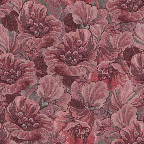 ESTAhome behang geborduurd bloemmotief mauve paars - 50 x 900 cm - 131871