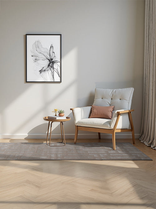 Elle Decoration Perles Shortpile Rug Onyx Beige Cream 200x280 cm