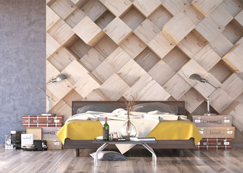 Sanders & Sanders fotobehang 3D-motief beige - 360 x 270 cm - 600555 - vtwonen shop