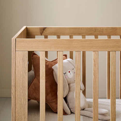 Petite Amélie Meegroeibed Japandi – 70x140 cm – Naturel - In hoogte verstelbaar – Handgemaakt in Europa - vtwonen shop