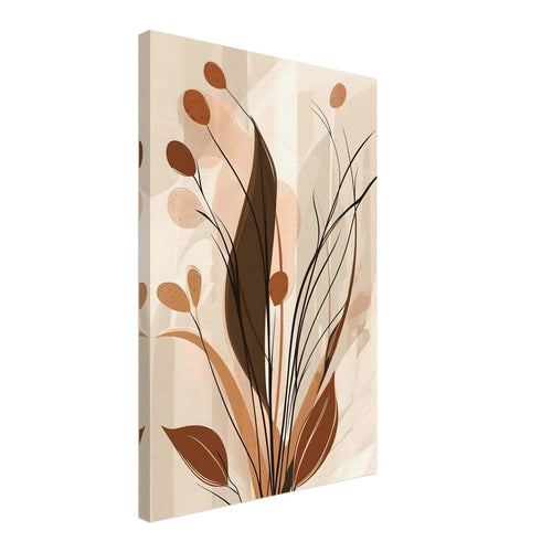 Artfulprints Canvas Boho – Autumn growth canvas - 40x60 cm - beige