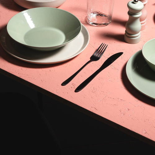 Ona - Bestekset 24-delig mat zwart Slim