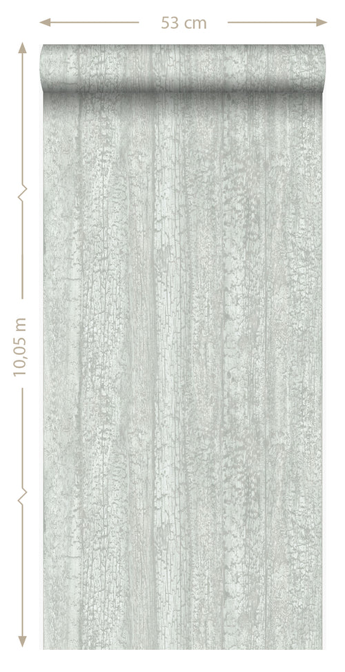 Origin Wallcoverings behang houtmotief mintgroen - 53 cm x 10,05 m - 347529 - vtwonen shop