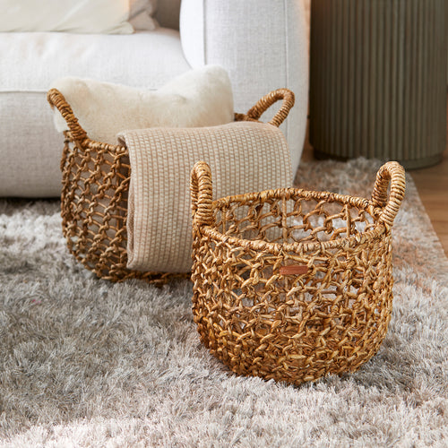 Rivièra Maison La Rosière Basket Set Of 2 pieces - Bananenblad - Naturel - vtwonen shop