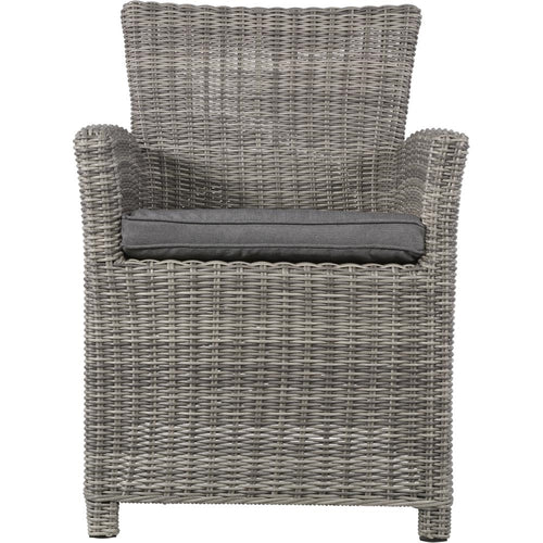 Lesli Living bistrostoel Tropez - grijs - 62x67x89cm - set van 2