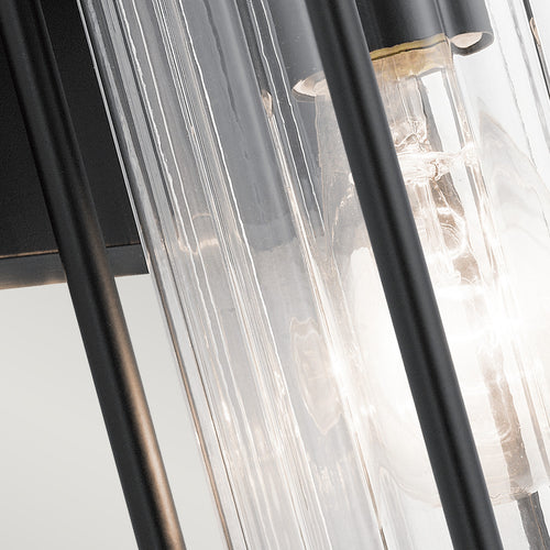 Elstead Kichler Barras Outdoor Wandlantaarn Zwart, IP44