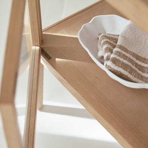 Tikamoon Eiken vitrinekast - Naturel - vtwonen shop