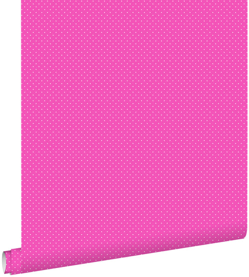 ESTAhome behang kleine stipjes roze - 53 cm x 10.05 m - 137311
