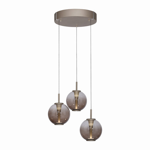 Neuhaus PURE hanglamp E-Infinity - 3 lichts - 50  x 240   cm - champagne