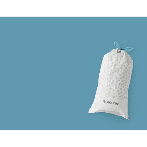 Brabantia PerfectFit Afvalzak, code O, 30 liter, 120 stuks, set van 6 rollen - White
