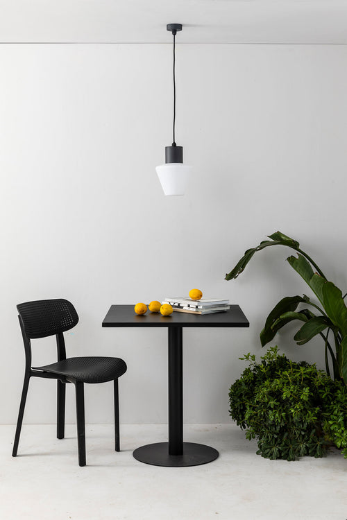 Faro Mistu Buitenplafondlamp donkergrijs 1x E27 IP44