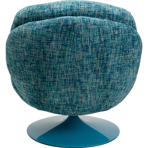 Kare Design Draaifauteuil Cosy blauw
