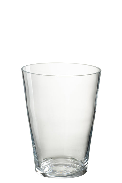 J-Line windlicht Conisch - kaarshouder - glas - transparant - vtwonen shop