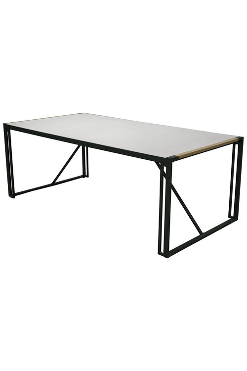 Rebellenclub Rechthoekige Tuintafel Oasis - 200 x 100cm - Grijs - vtwonen shop