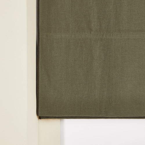 Madura Verduisteringsrolgordijn Carlina grijs kaki en zwarte hommel 60x220 cm