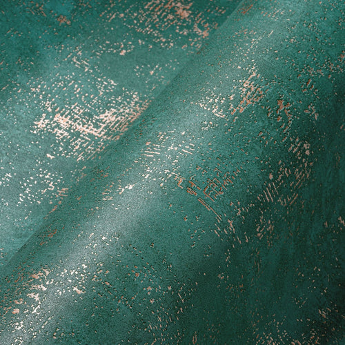 A.S. Création behang met structuur groen, goud en turquoise - 53 cm x 10.05 m - AS-388321