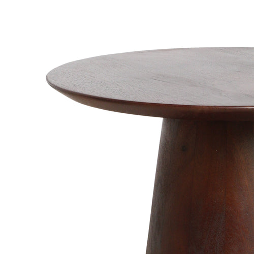 Raw Materials bijzettafel Bullnose Cone - donkerbruin - 50 cm - vtwonen shop