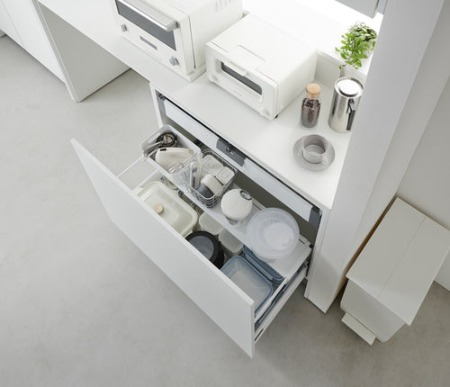 Yamazaki Uitschuifbare Lade Plank - Tower - Wit - vtwonen shop