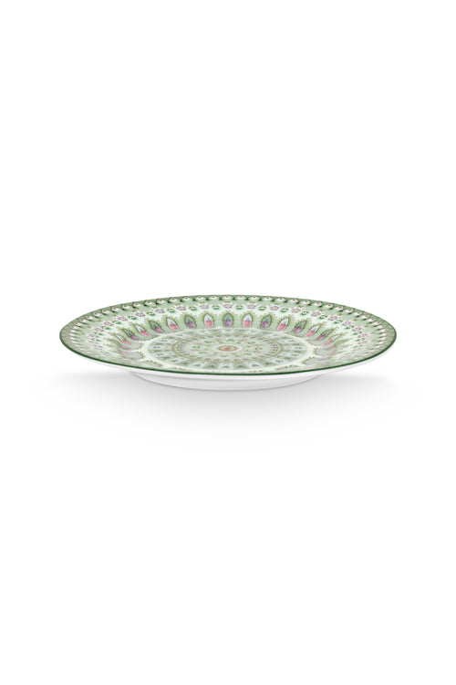 Pip Studio - Borden - Lily & Lotus - Moon Delight - Lichtgroen - 17 cm - Set van 6