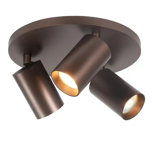 Highlight spot Mila - 3 lichts - 25  x 15   cm - bruin