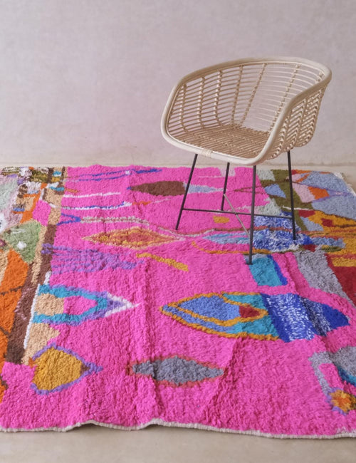 AFK Living vloerkleed Berber - handgemaakt - Wol - 218 x 260 cm