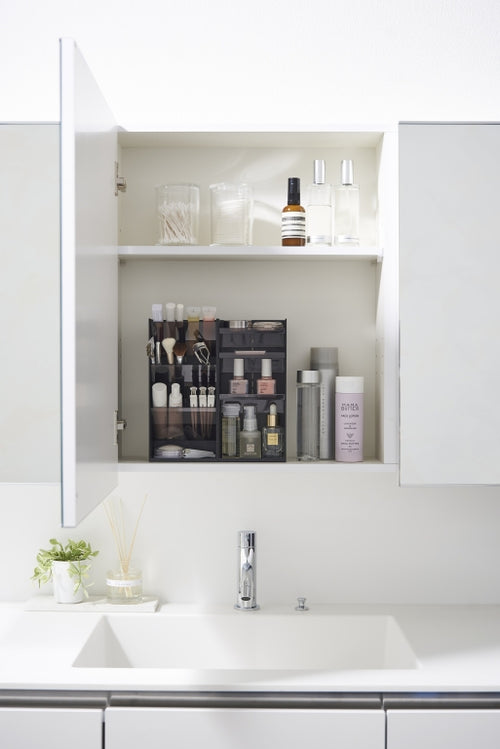 Yamazaki Make up Organizer - Tower - Zwart - vtwonen shop