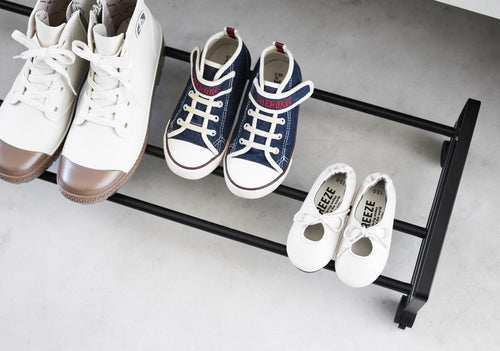 Yamazaki Schoenenrek met Wielen - Tower - Zwart - vtwonen shop