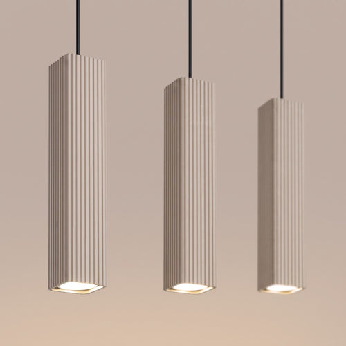 Sollux Lighting Hanglamp RAYO 3L taupe - 45x6x98cm
